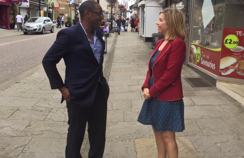 Andrea with Ojay Macdonald