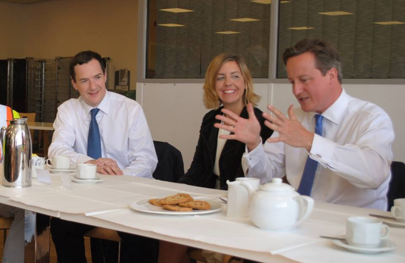 Our Prime Minister and Chancellor visited our area