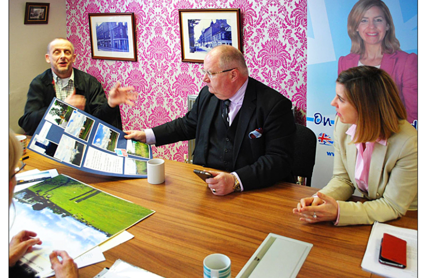 I asked Eric Pickles to discuss important planning issues