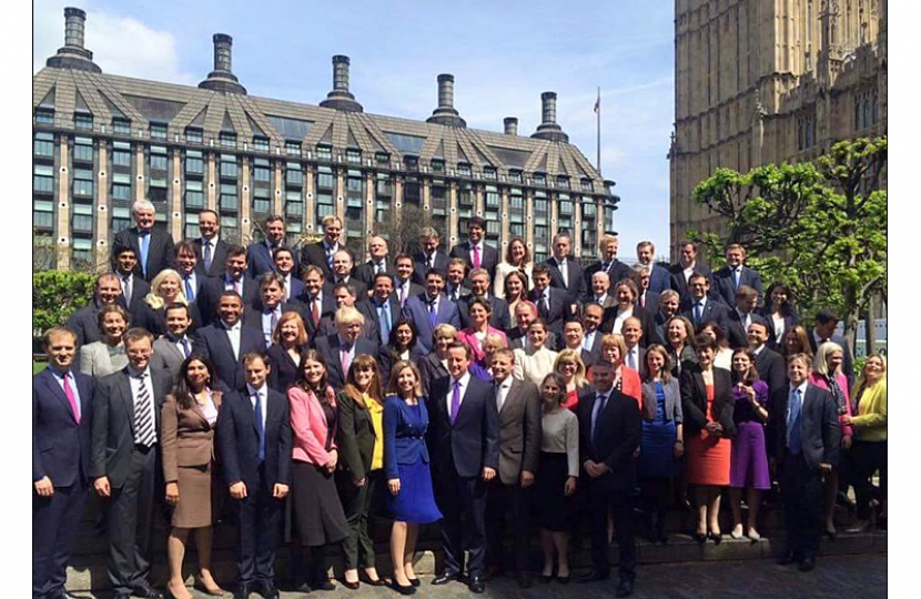 New MP photograph with PM at Westminster