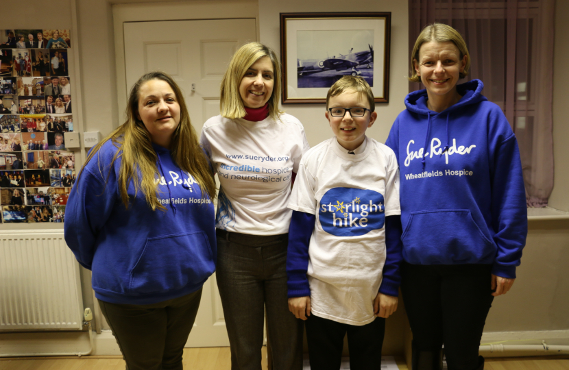 Andrea with Nicola, Caleb and Sasha