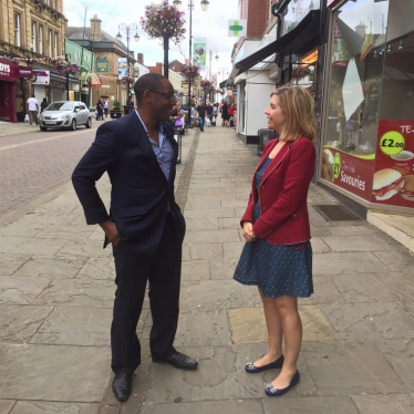 Andrea with Ojay Macdonald